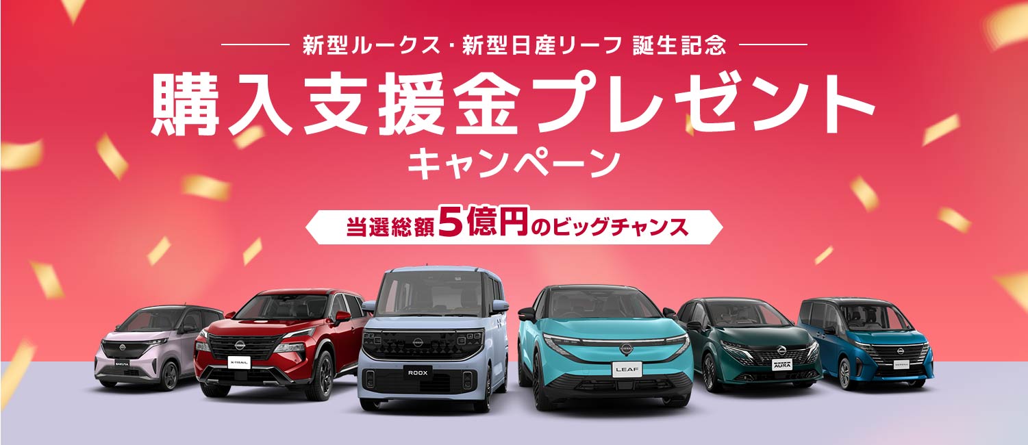 購入支援金プレゼントキャンペーン